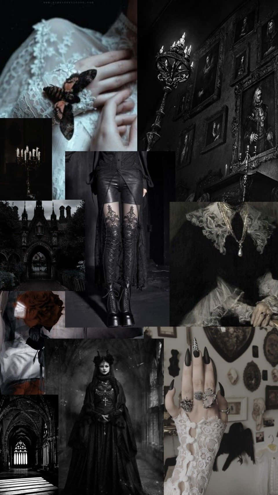 Vampire Aesthetic, gothic, lace gloves, HD Phone Wallpaper