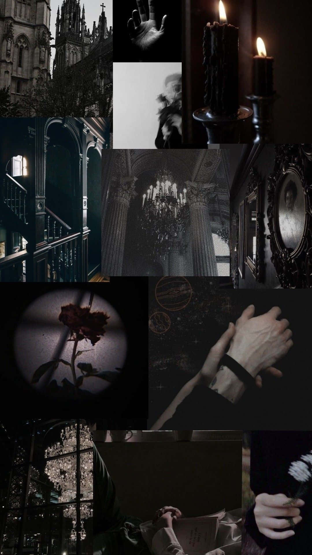 Glowing, Mystical Vampire Aesthetic, candlelit interiors, Full HD Phone Wallpaper
