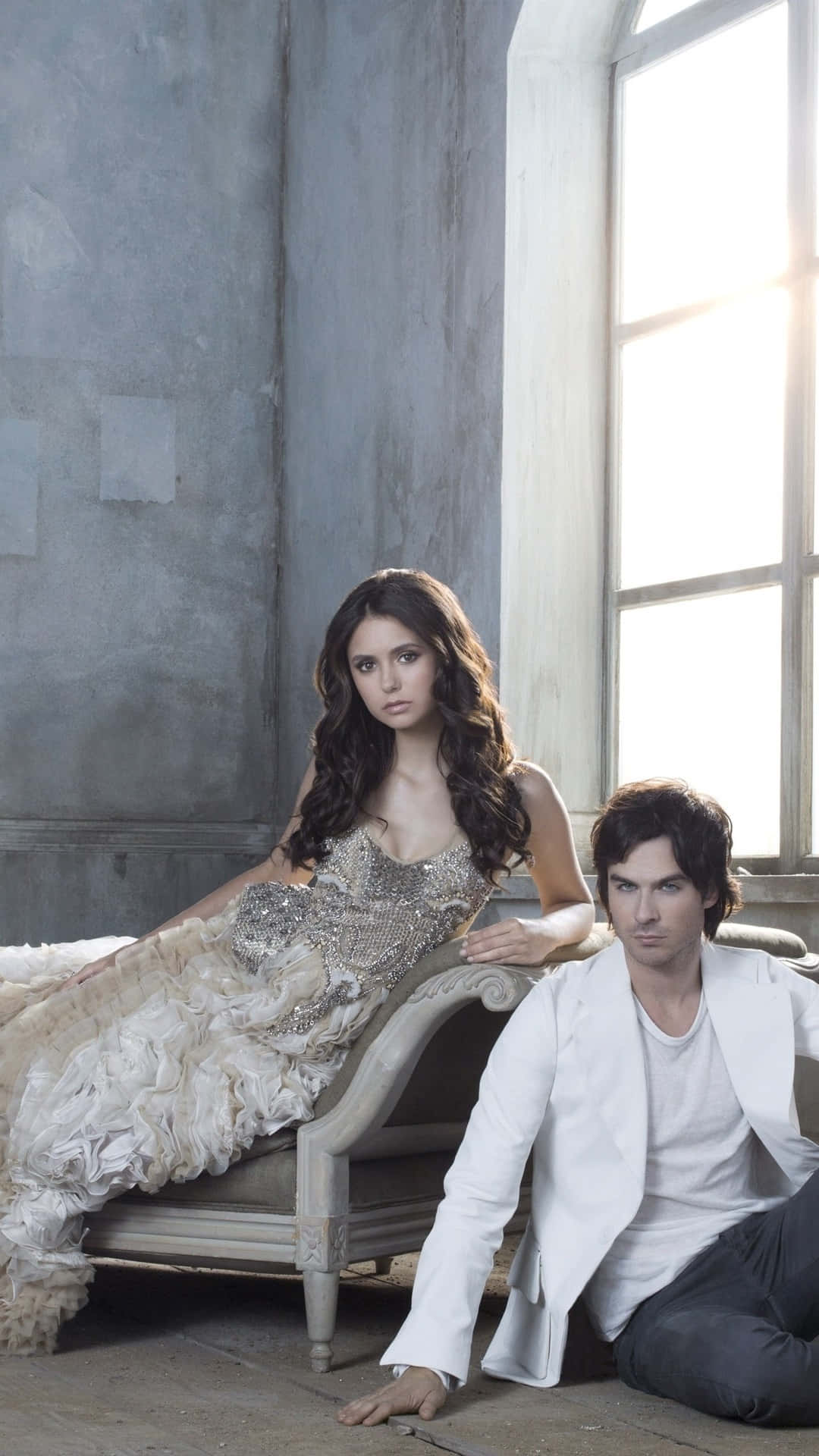 The Vampire Diaries, iPhone, glittering gown, Full HD Phone Wallpaper