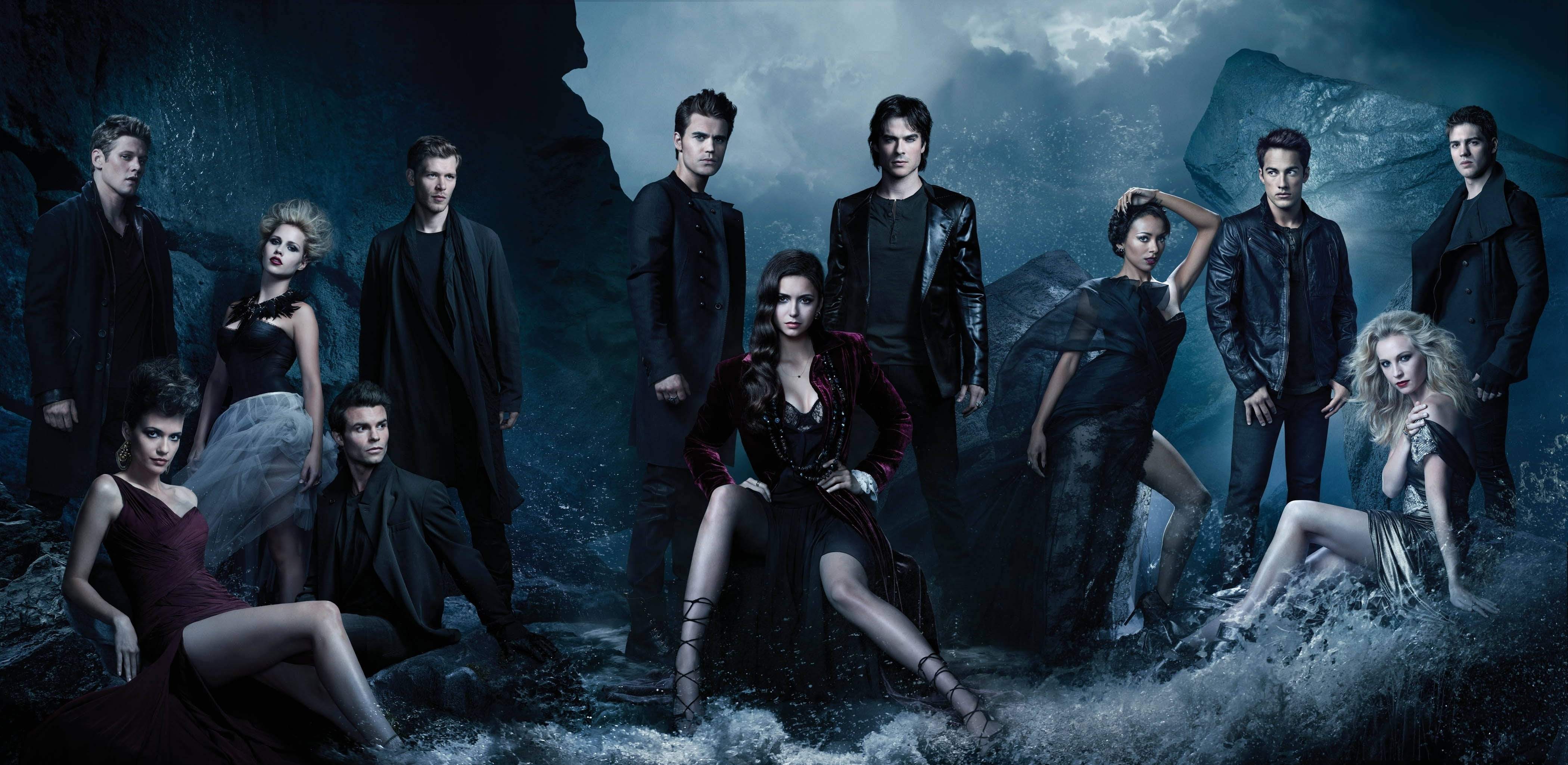 Vampire Diaries, vampires, werewolves, 4K Desktop Wallpaper