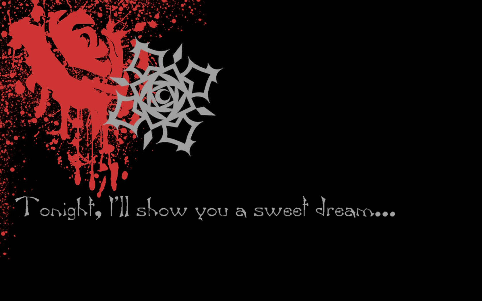 Vampire Knight, dripping red rose, silver ornate eye, HD Desktop Wallpaper