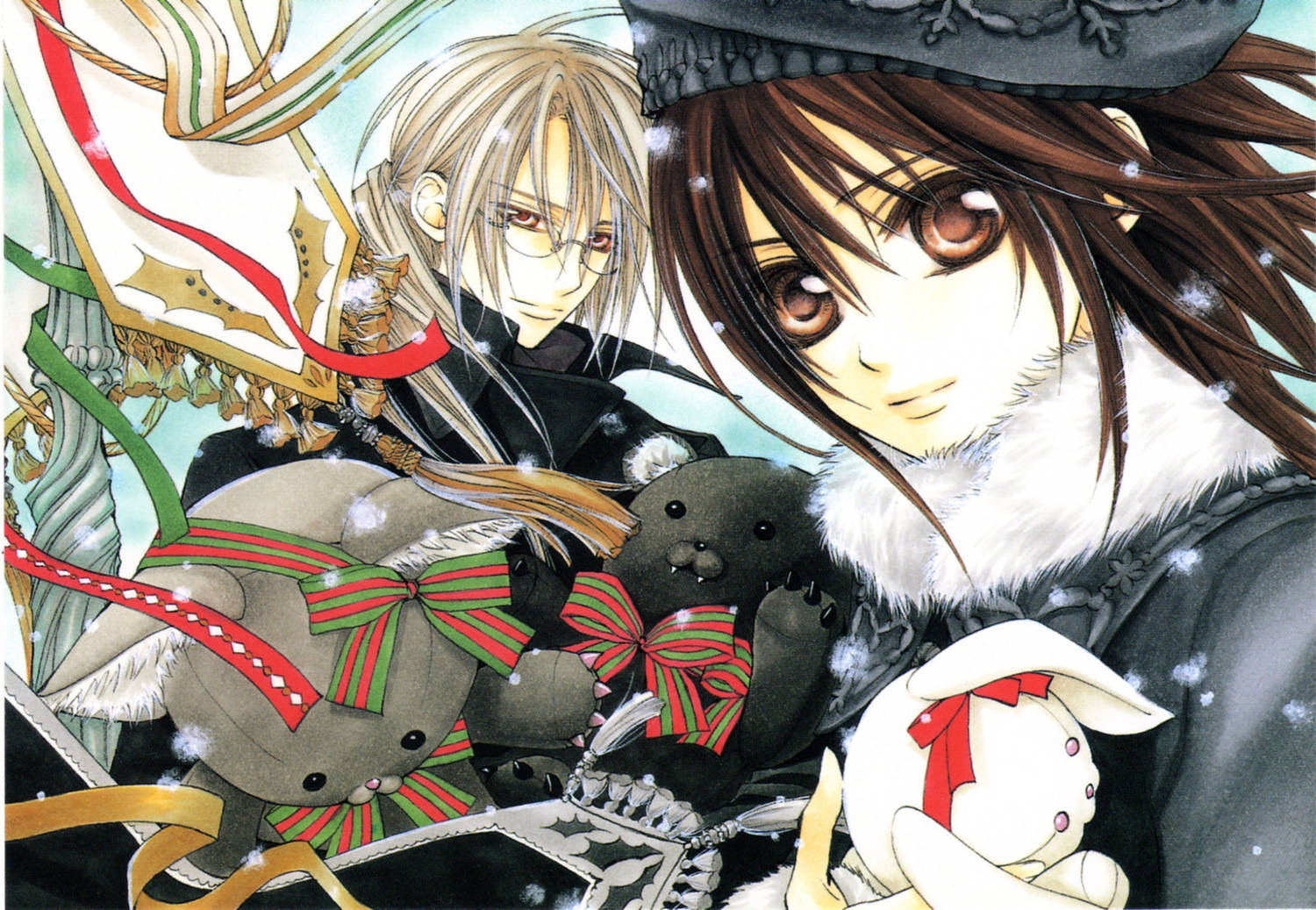 Vampire Knight, school principal, winter coats, HD Desktop Wallpaper