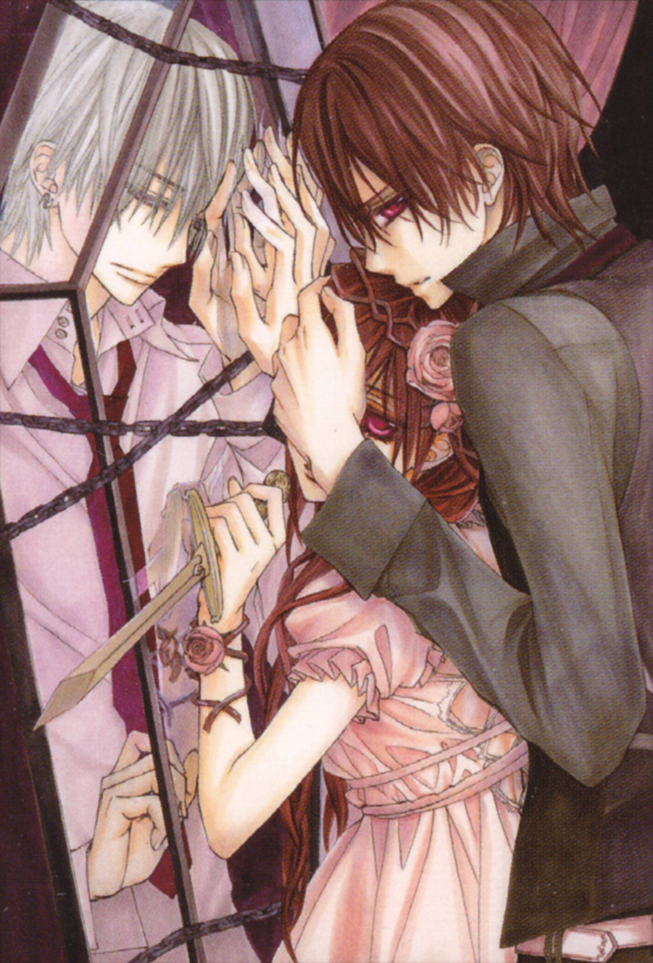 Vampire Knight, coffin, anime characters, 2K Phone Wallpaper