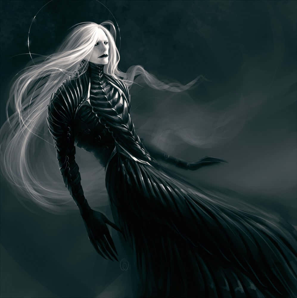 Vampire Lord, 997, white hair, SD Phone Wallpaper