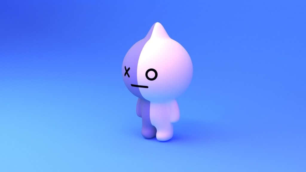 Van Bt21, 3d-rendered, one eye, SD Desktop Wallpaper