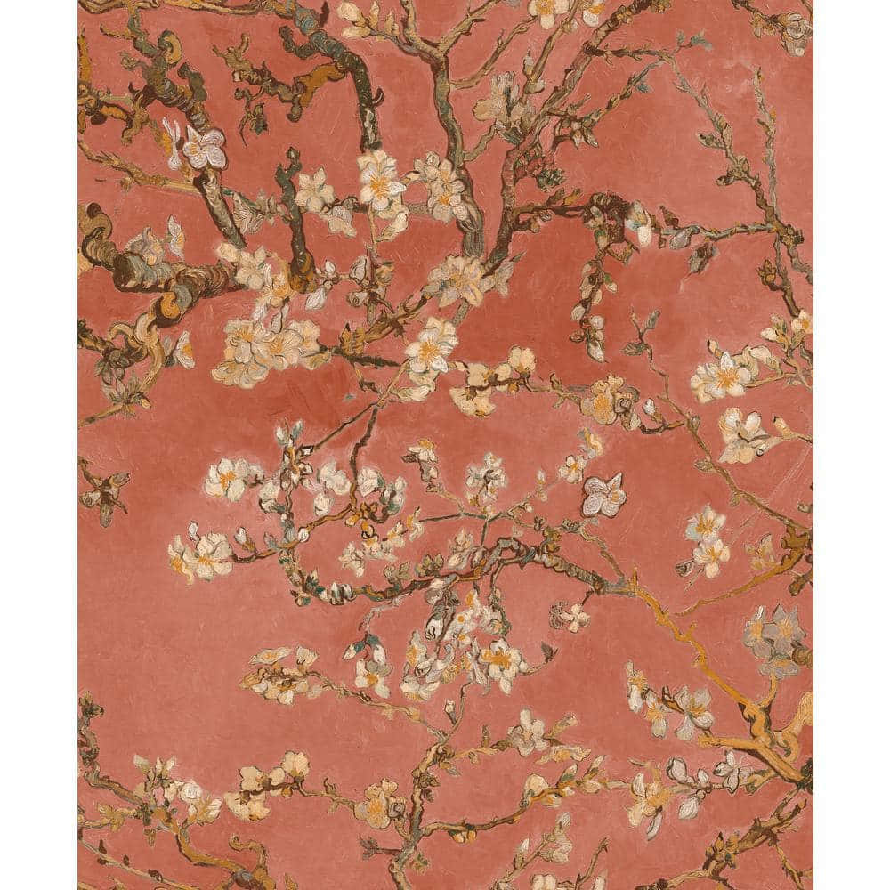 Van Gogh, almond blossoms, white flowers, SD Desktop Wallpaper
