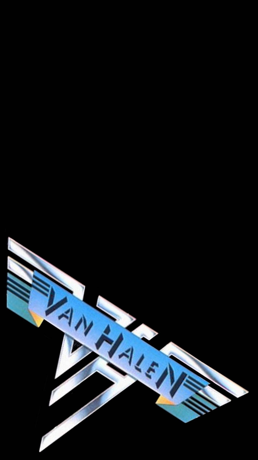 Van Halen, metallic blue, silver, Full HD Phone Wallpaper