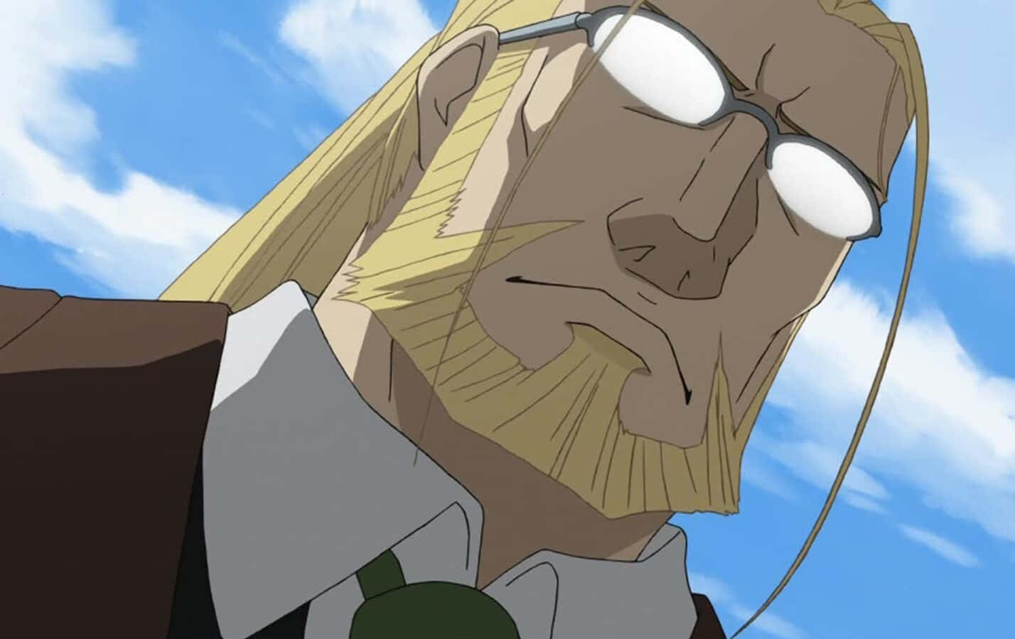 Van Hohenheim, anime man, blonde hair, HD Desktop Wallpaper