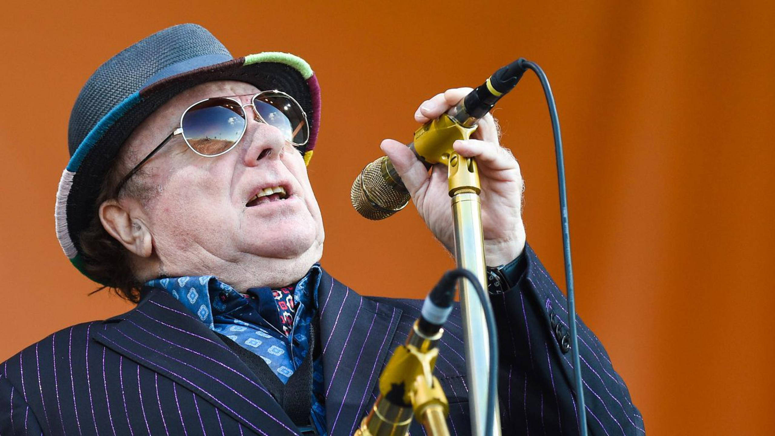 Van Morrison, fedora, sunglasses, 2K Desktop Wallpaper