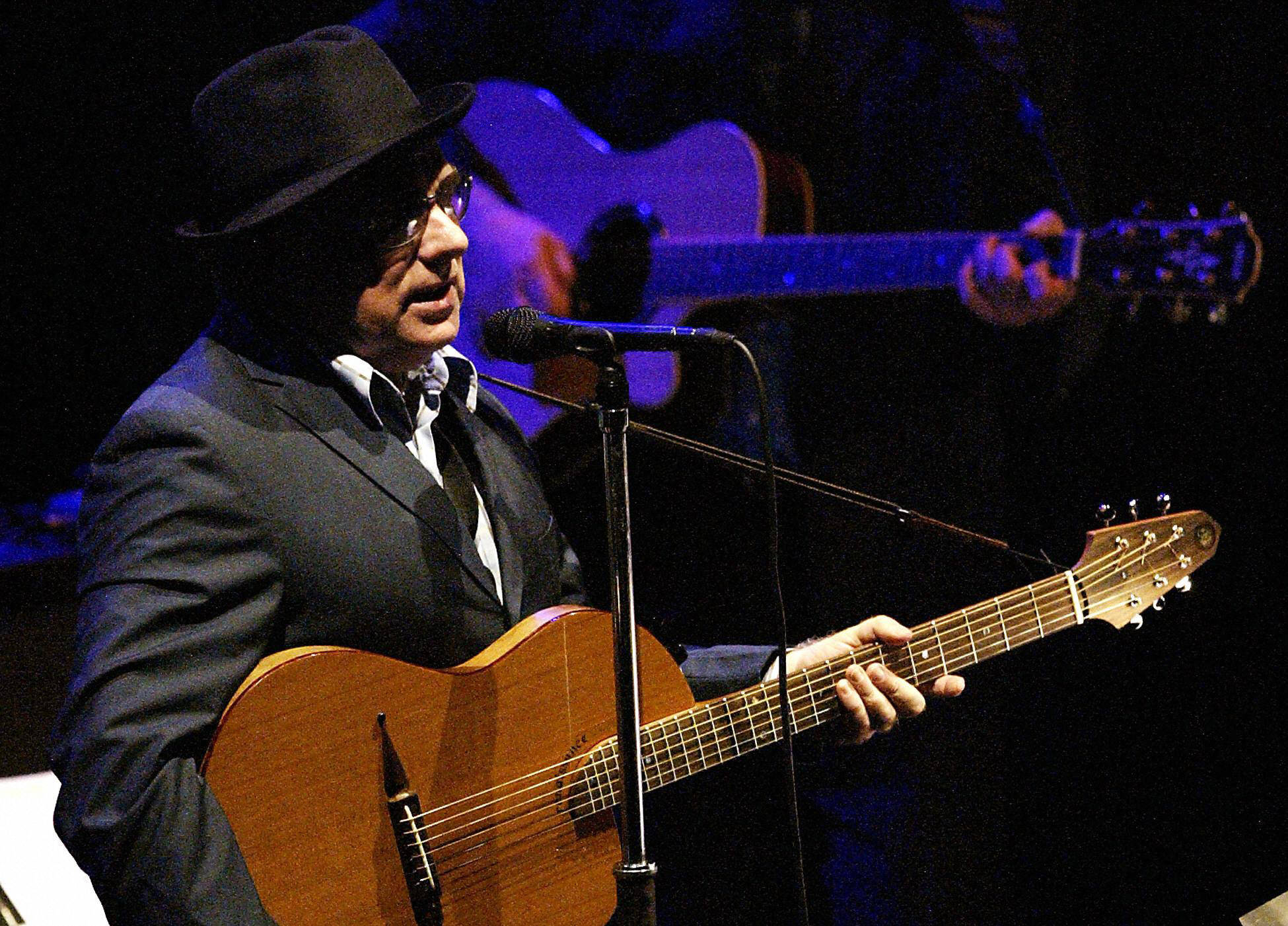 Van Morrison, black hat, suit, Full HD Desktop Wallpaper