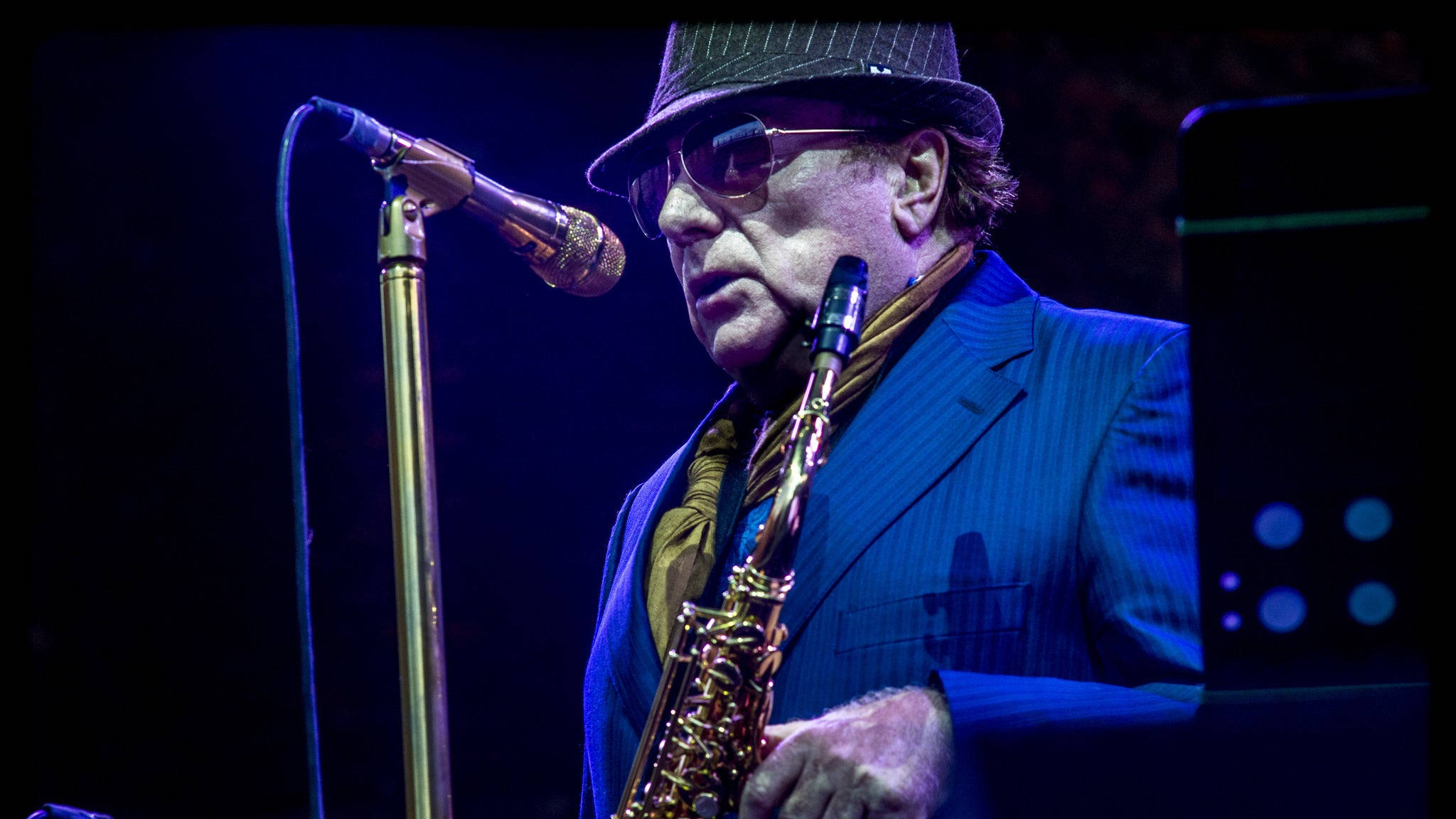 Van Morrison, fedora, sunglasses, Full HD Desktop Wallpaper