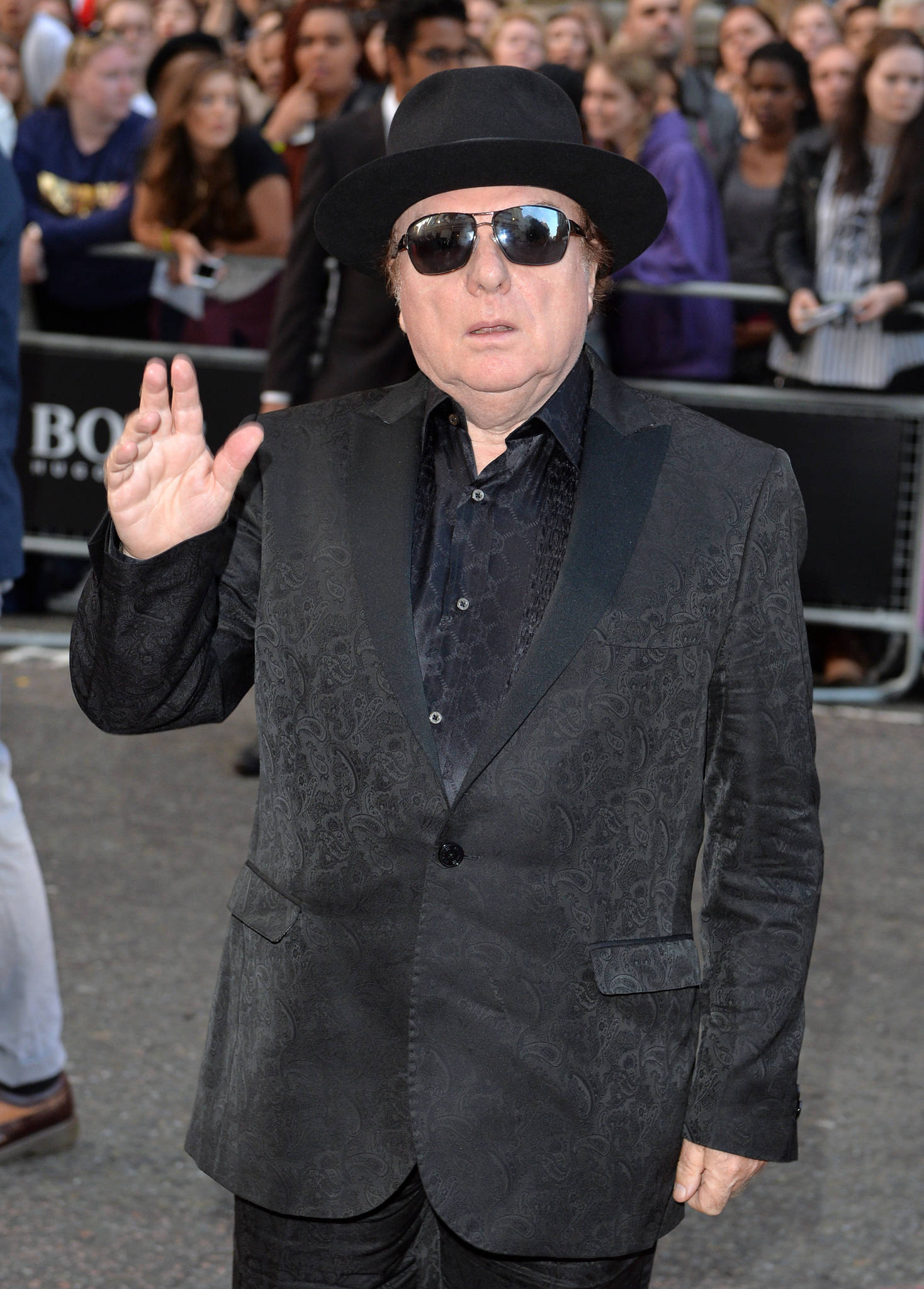 Van Morrison, black fedora, sunglasses, Full HD Phone Wallpaper