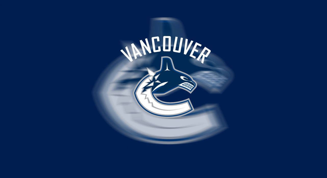 Vancouver Canucks, orca whale, white and blue, HD Desktop Wallpaper