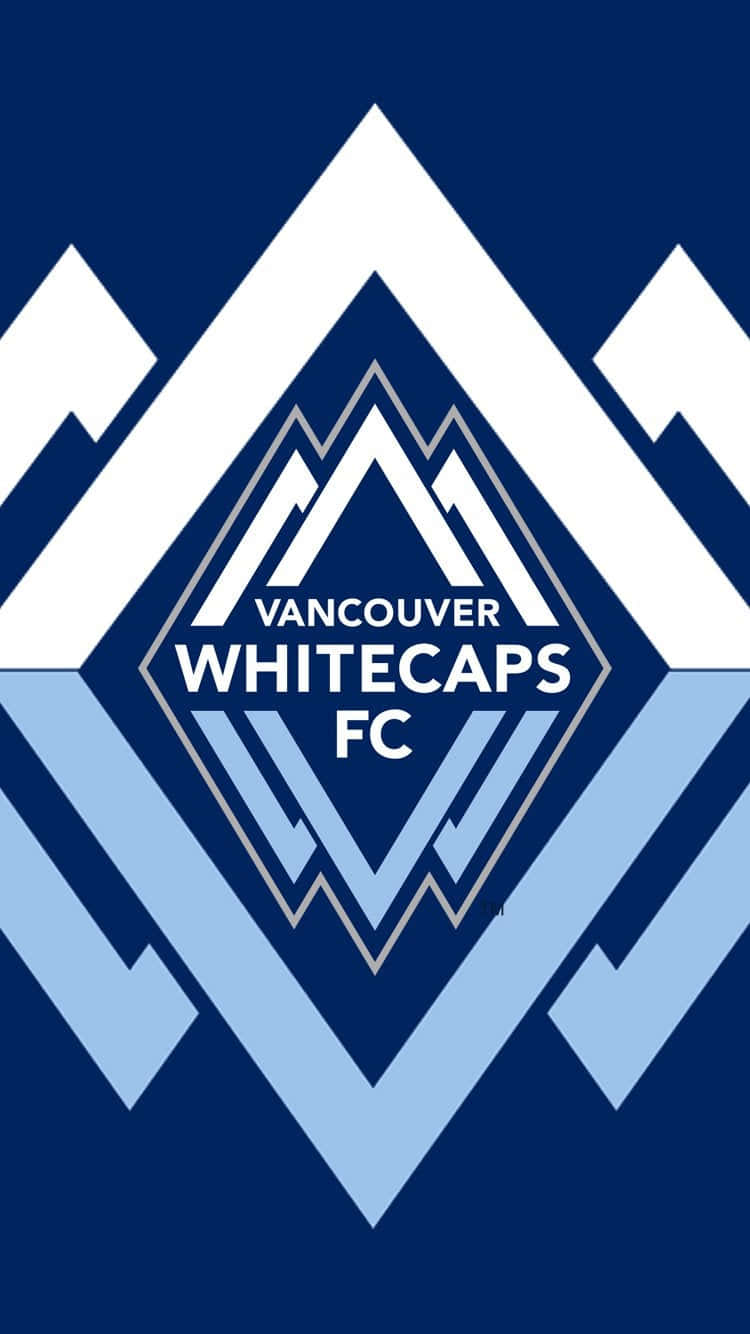 Vancouver Whitecaps FC, classic team logo, white mountain peaks, HD Phone Wallpaper