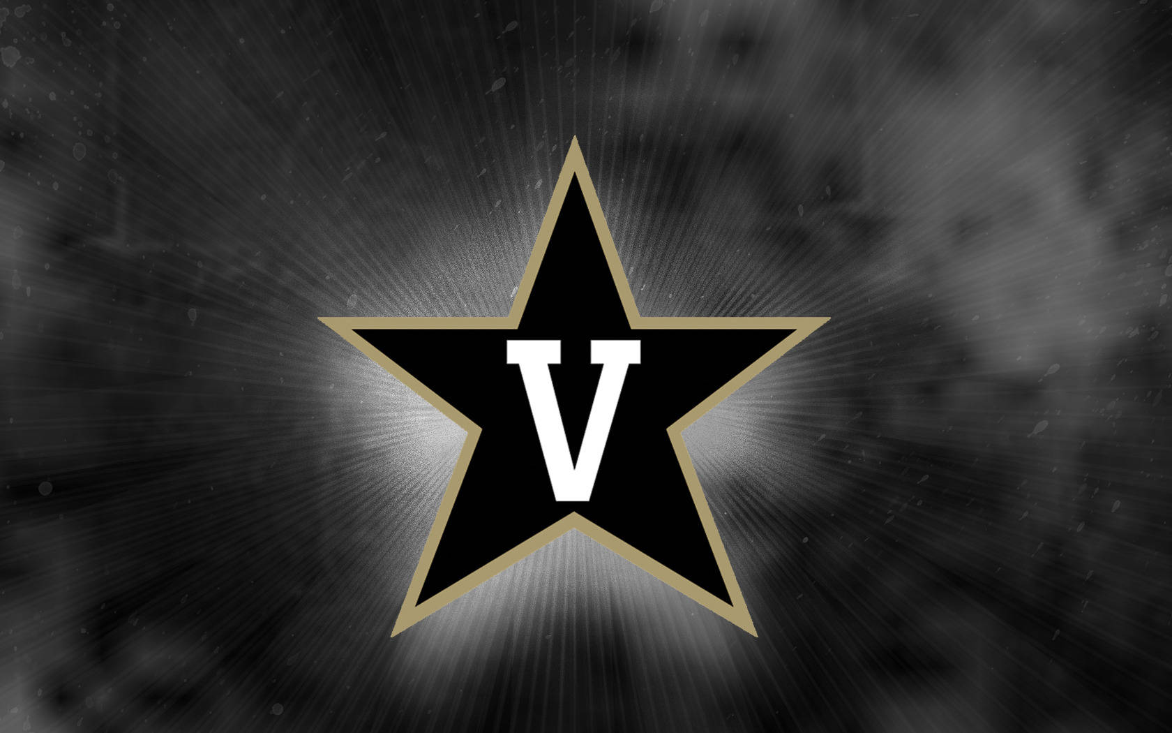 Vanderbilt University, black star, gold trim, HD Desktop Wallpaper