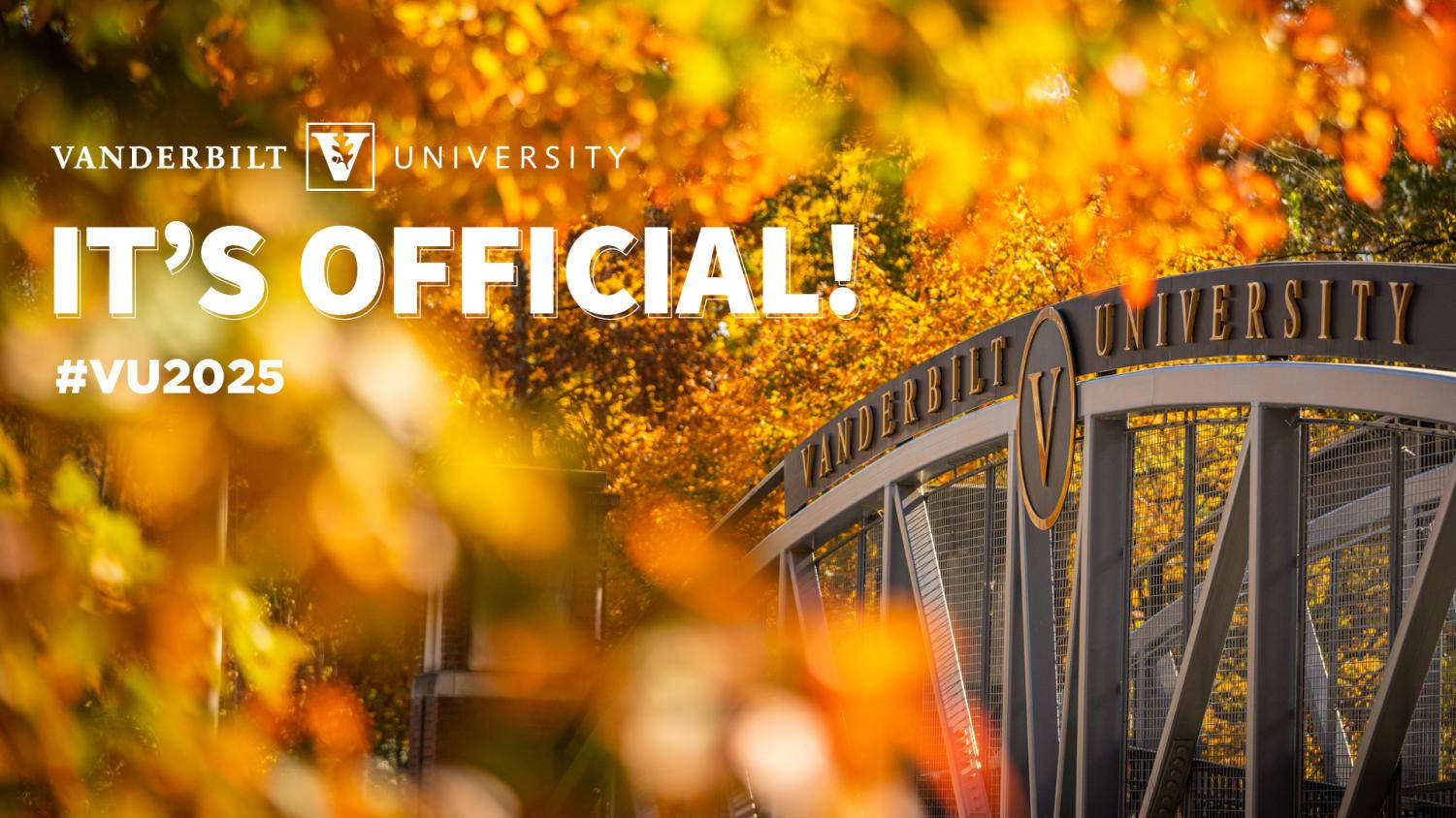 Vanderbilt University, golden autumn leaves, arch, HD Desktop Wallpaper