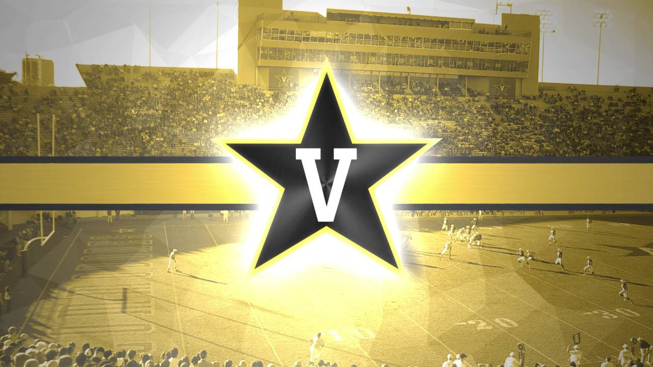 Vanderbilt University, golden light, black star, HD Desktop Wallpaper