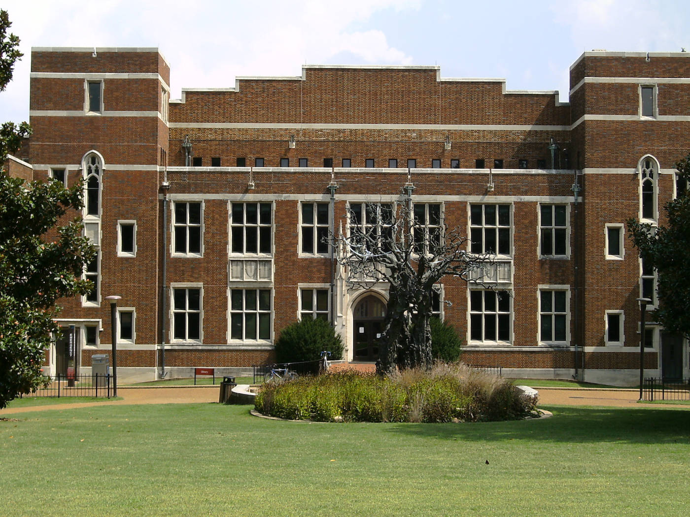 Vanderbilt University, brick university building, arched windows, HD Desktop Wallpaper