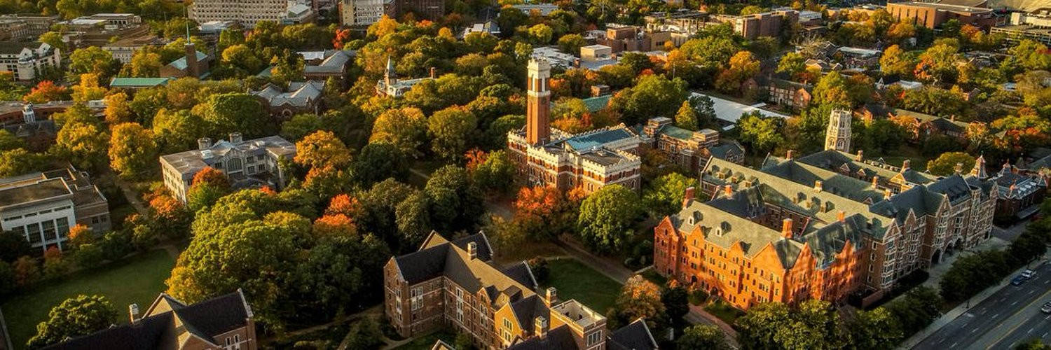 Vanderbilt University, autumn light, orange trees, HD Desktop Wallpaper