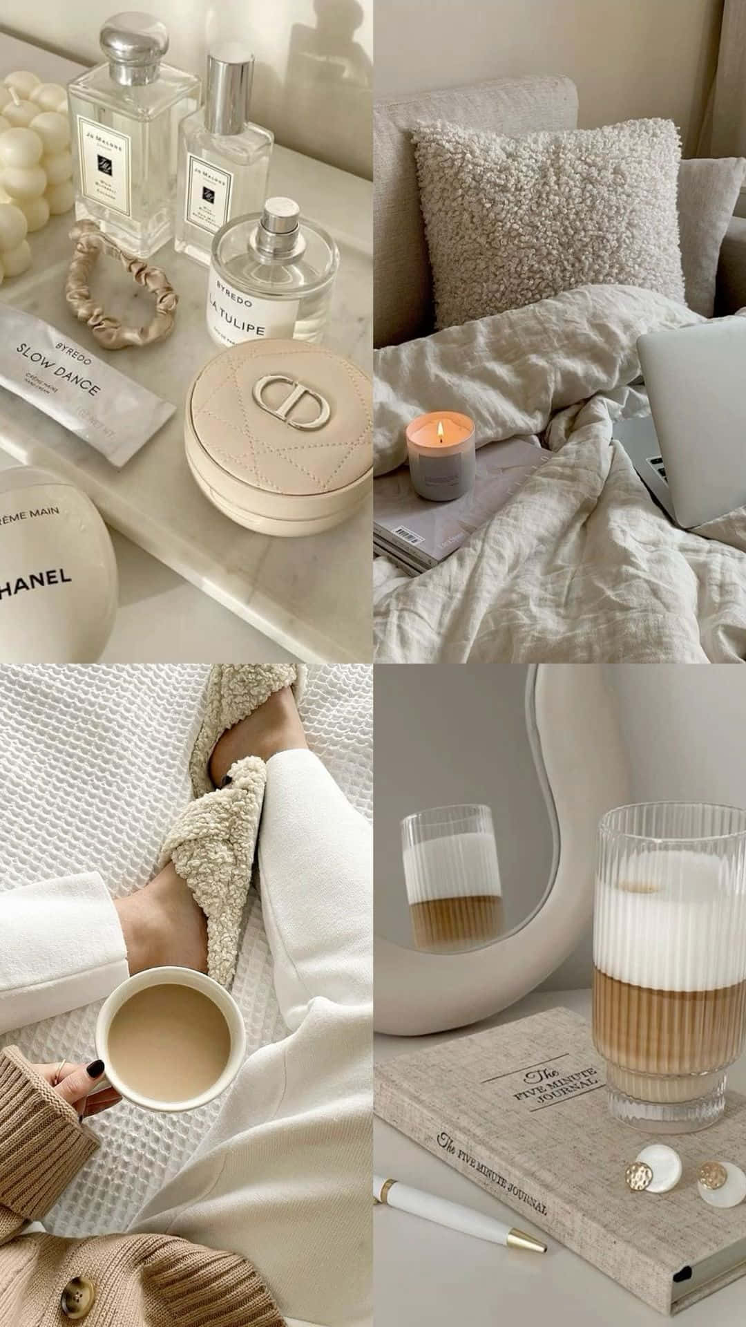 Vanilla Girl Aesthetic, beige, cream, Full HD Phone Wallpaper