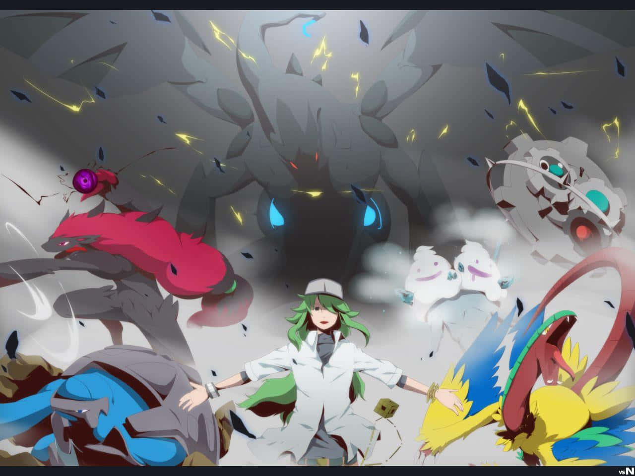 N, Vanilluxe, legendary Pokémon, HD Desktop Wallpaper