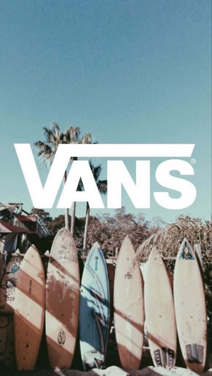 Vans, Surfboard, clear blue sky, SD Phone Wallpaper