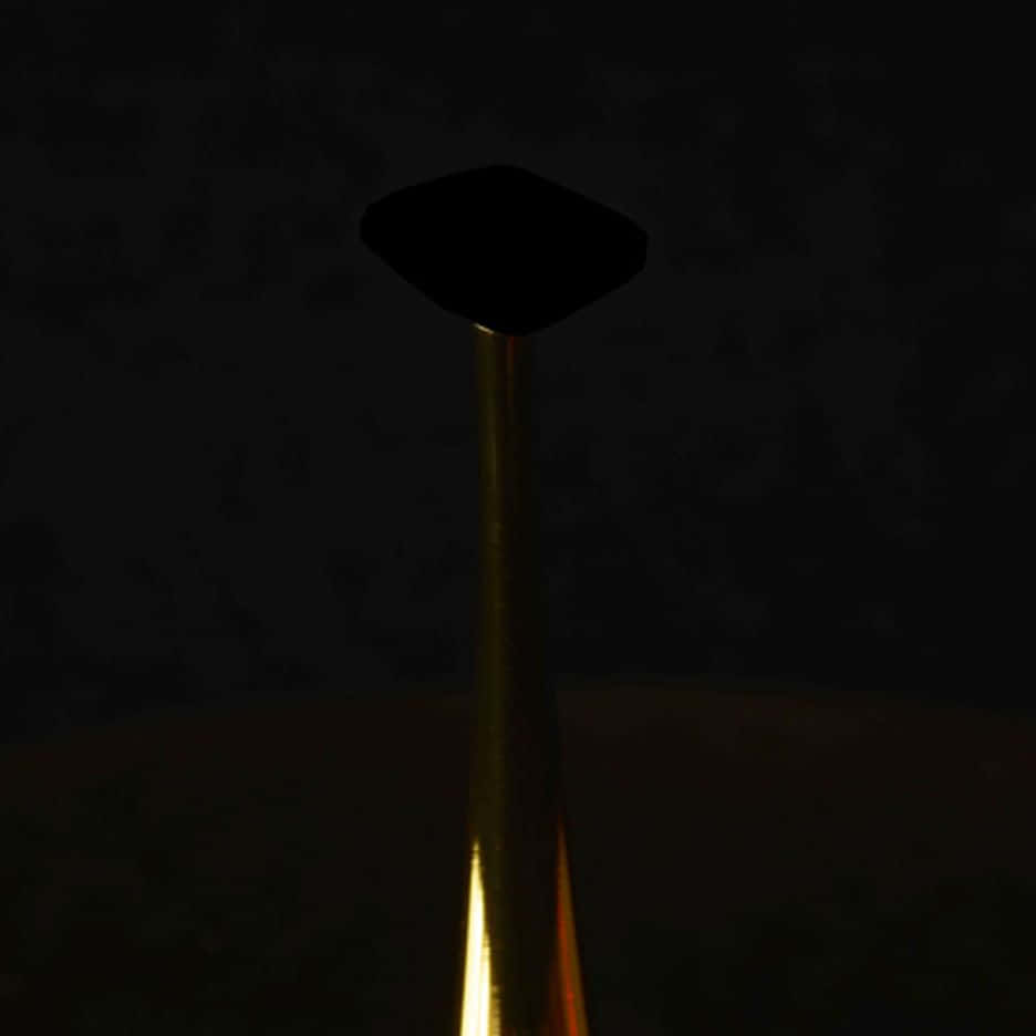 Vantablack, golden torch, black flame tip, SD Desktop Wallpaper