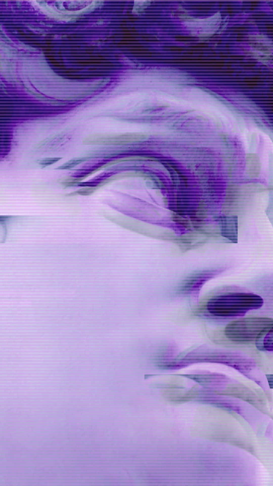 Vaporwave, iPhone, glitch-art, Full HD Phone Wallpaper