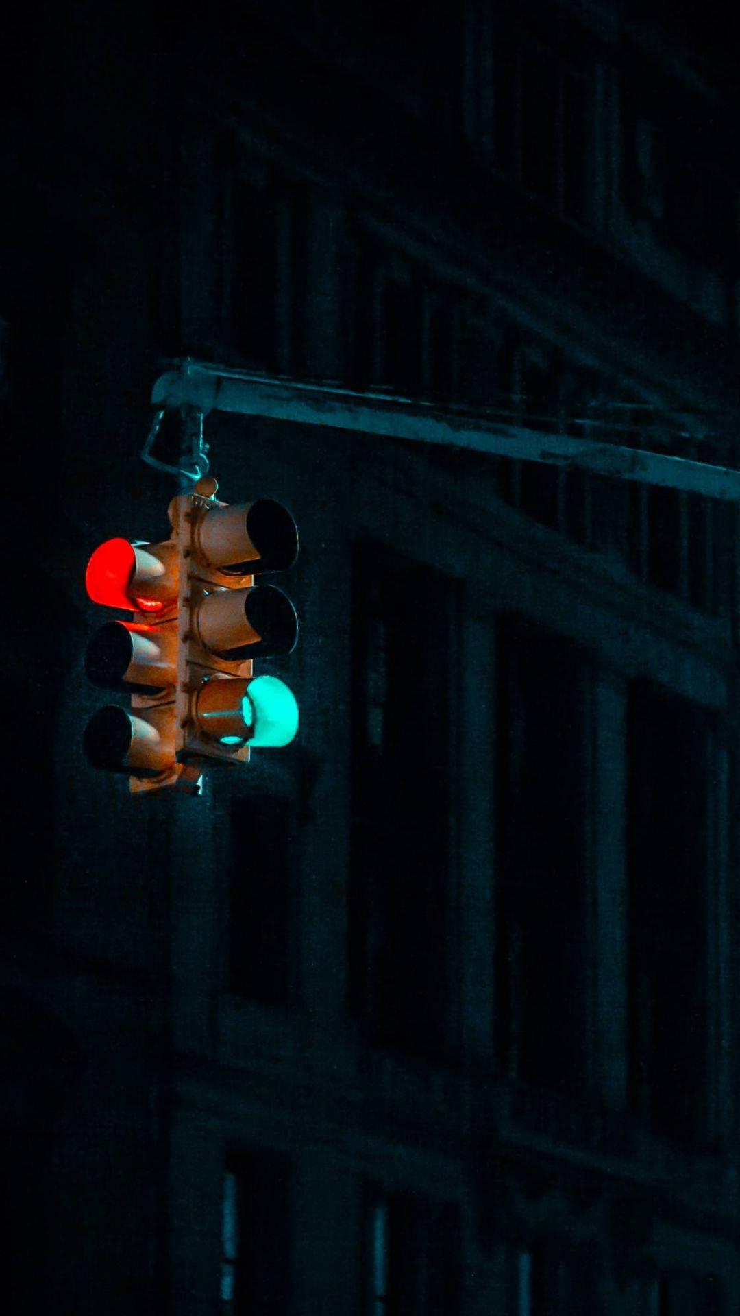 iPhone 11, traffic light, red bulbs, Full HD Phone Wallpaper