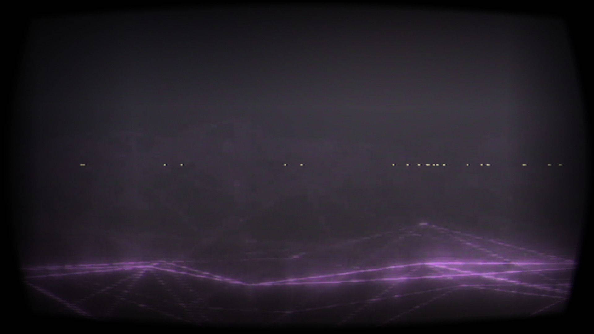 Vaporwave Aesthetic, vintage monitor frame, glowing purple grid lines, Full HD Desktop Wallpaper