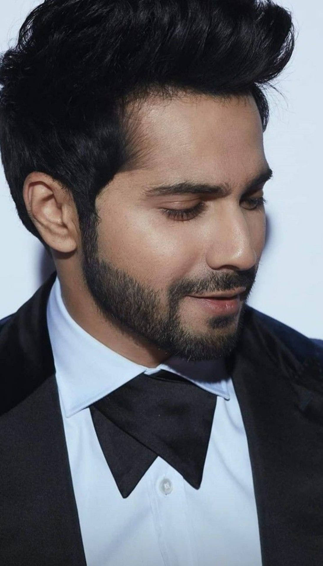 Varun Dhawan, black tuxedo, bow tie, Full HD Phone Wallpaper