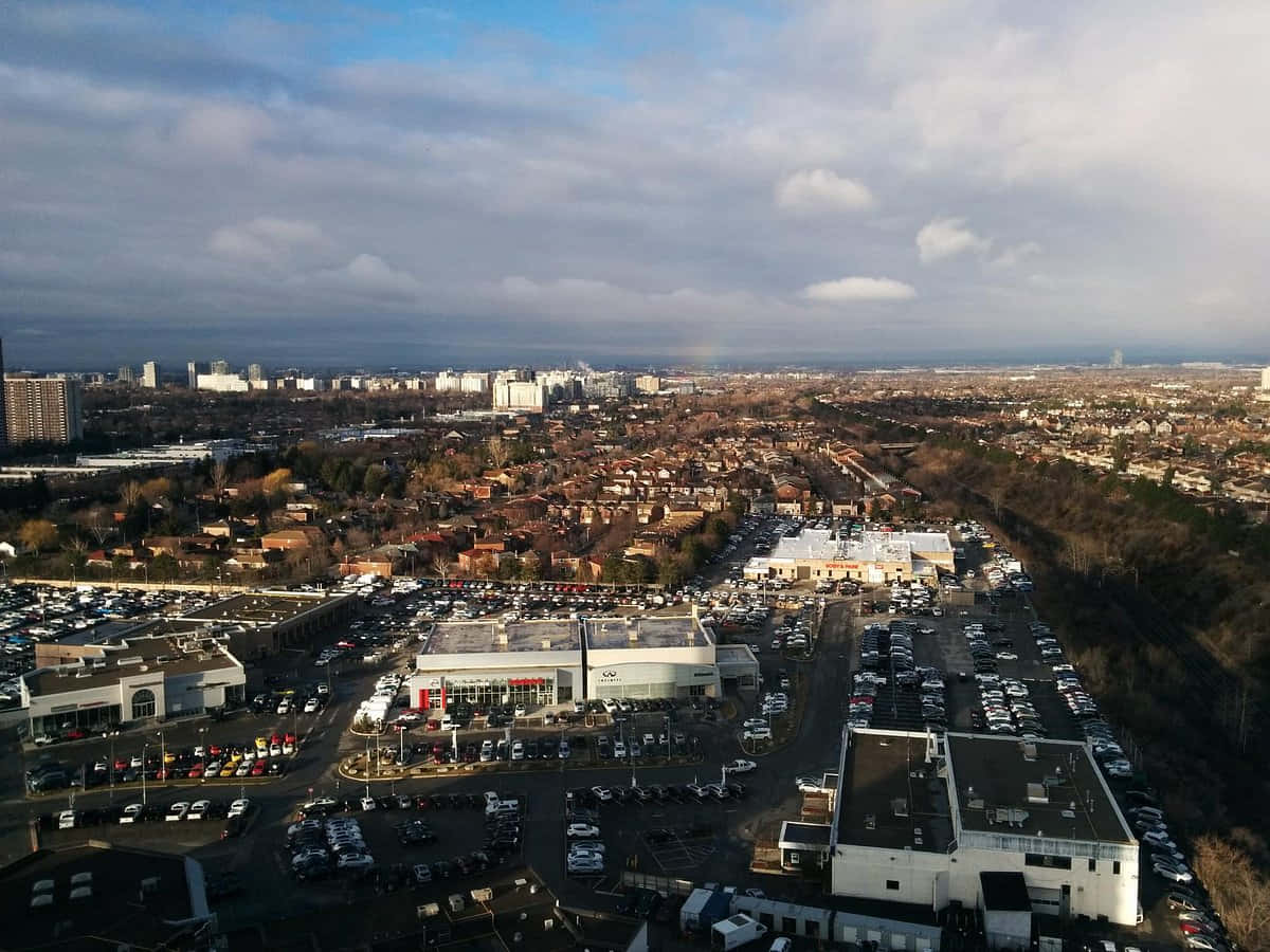 Vaughan, cityscape, aerial view, SD Desktop Wallpaper