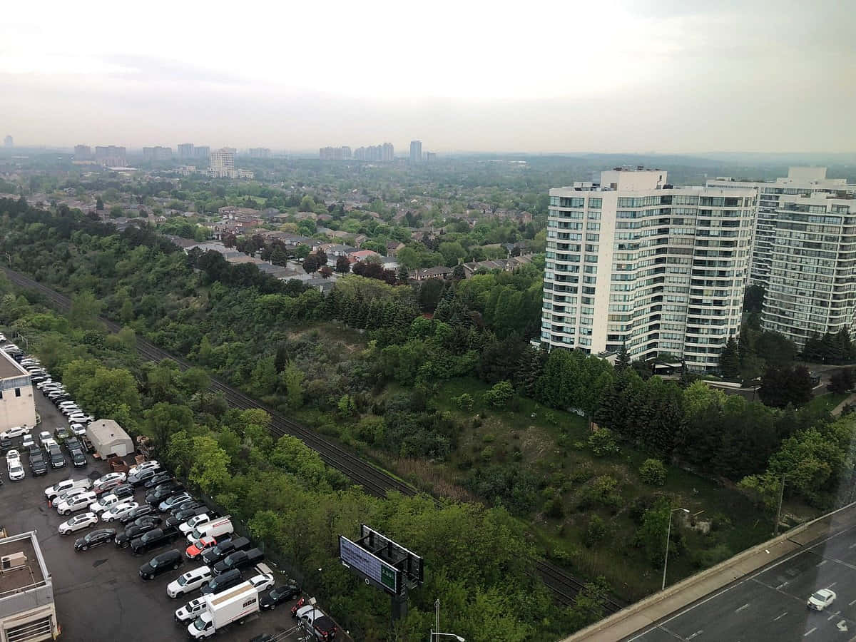 Vaughan, urban landscape, modern high-rise condos, SD Desktop Wallpaper