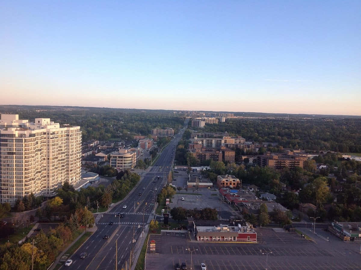 Vaughan, cityscape, aerial view, SD Desktop Wallpaper