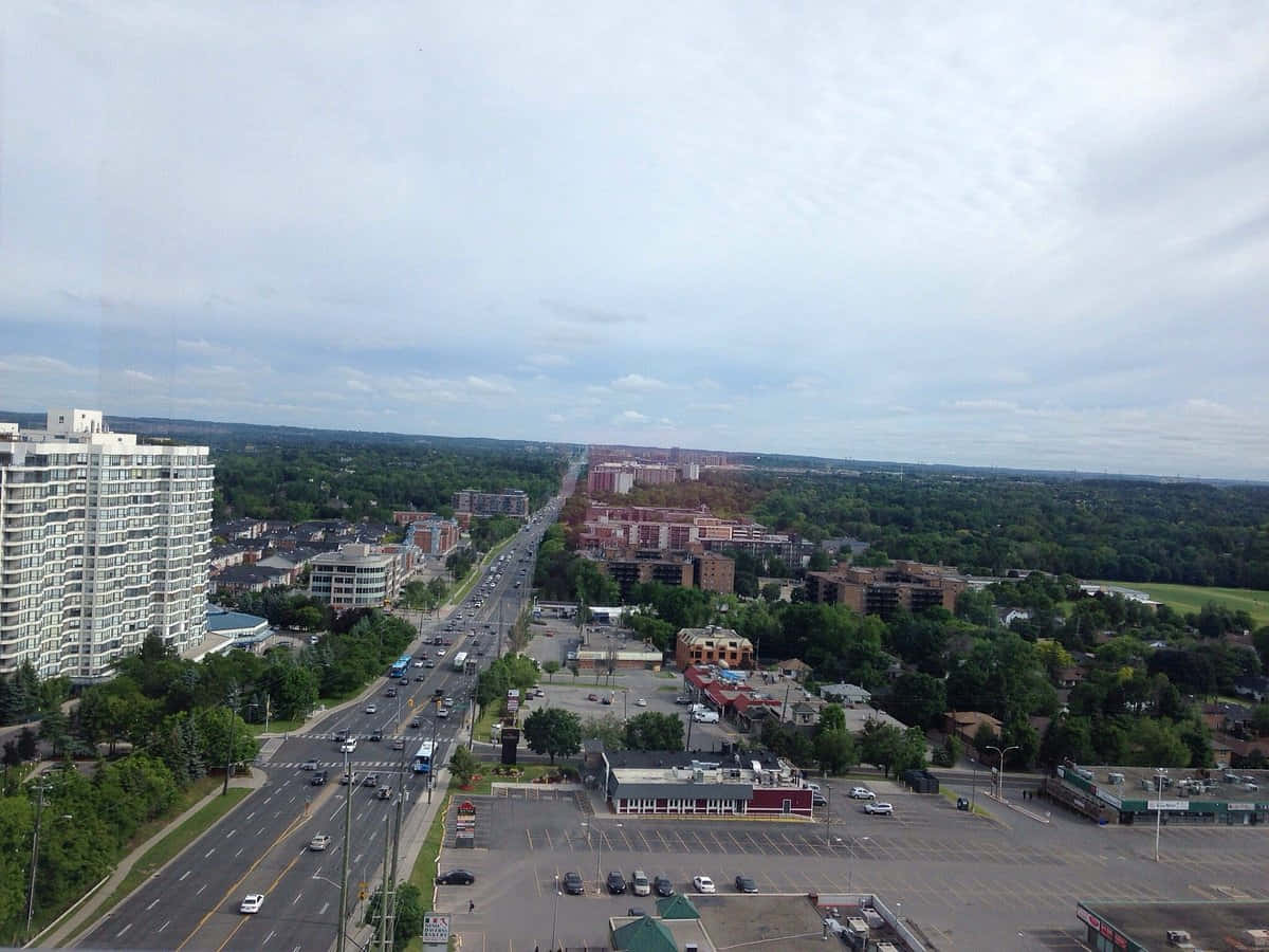 Vaughan, cityscape, aerial view, SD Desktop Wallpaper