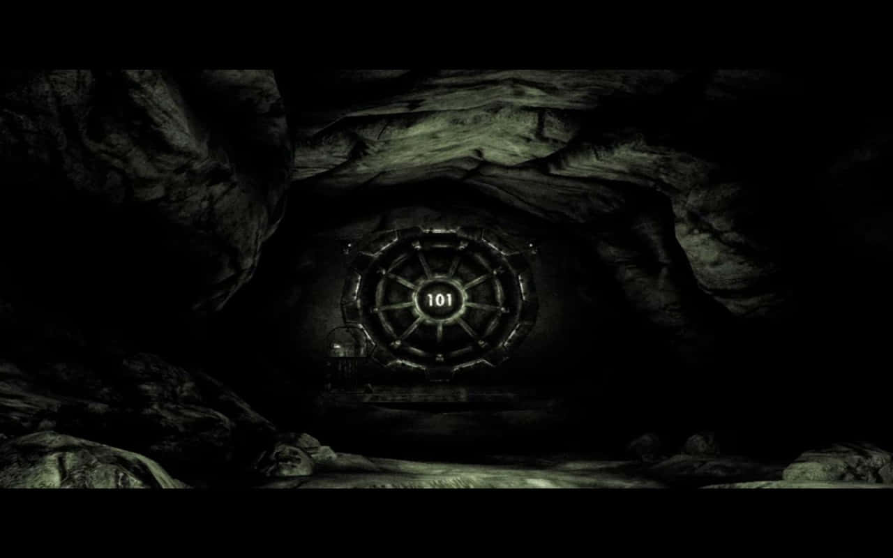 Vault 101, numbered vault door, 101, HD Desktop Wallpaper