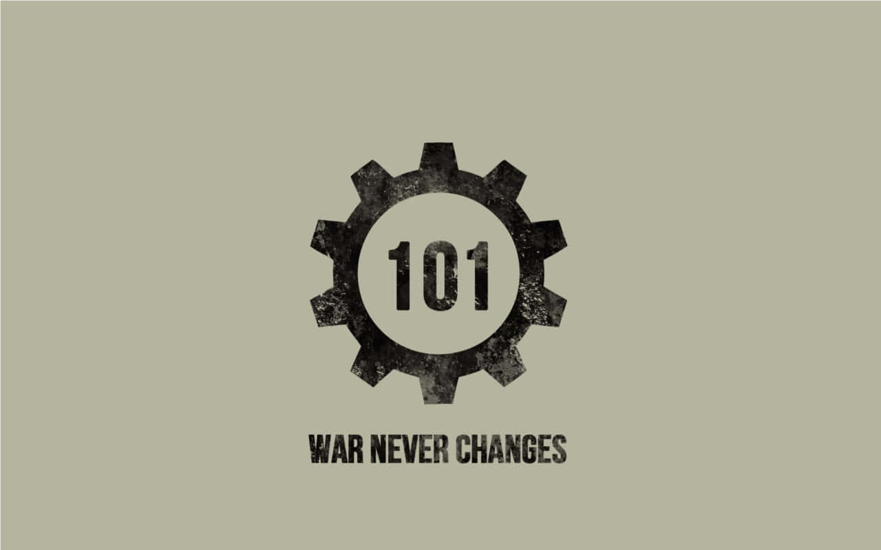 Vault 101, number 101, muted olive background, HD Desktop Wallpaper
