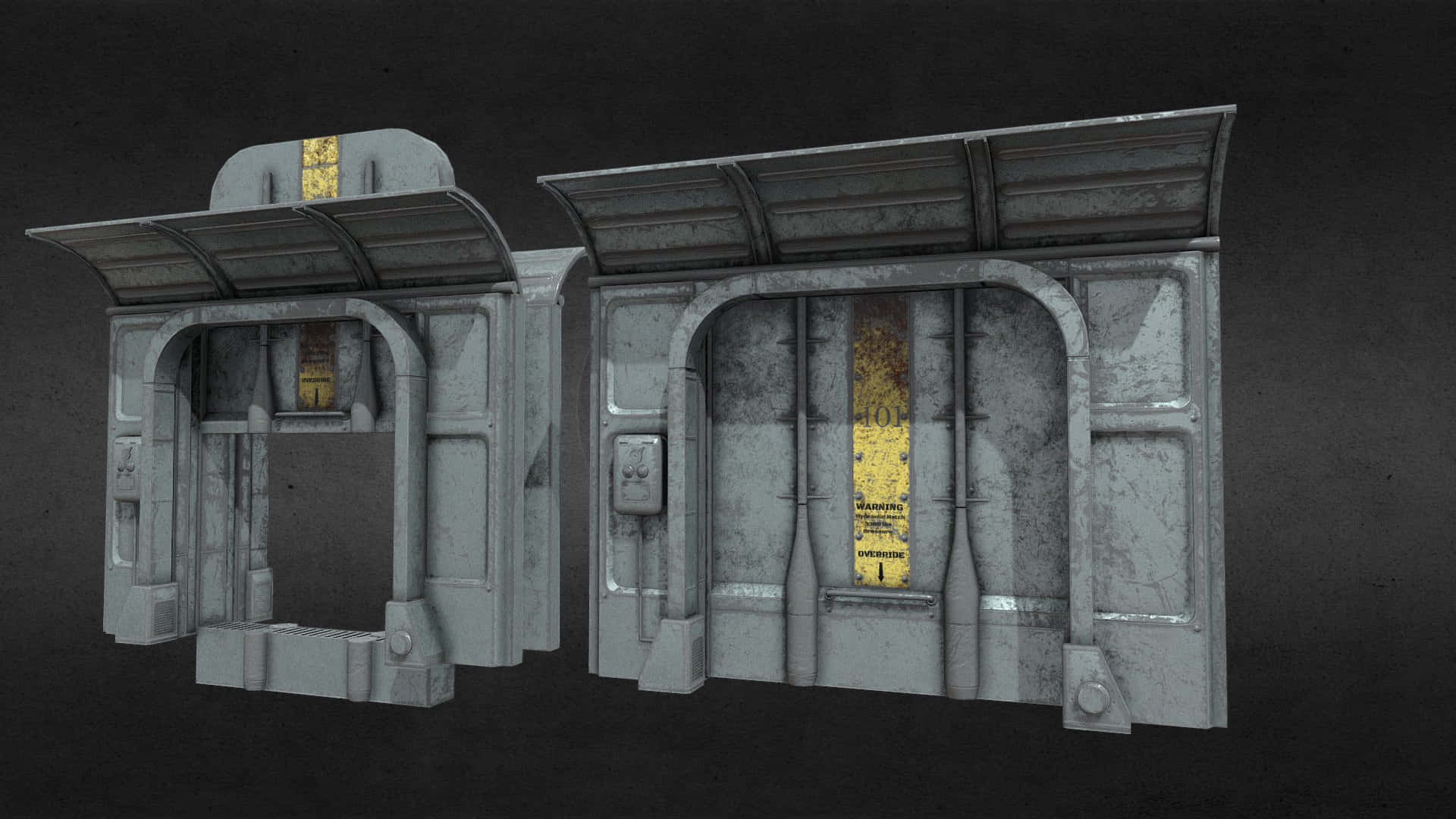 Vault 101, entrance3, d model, Full HD Desktop Wallpaper