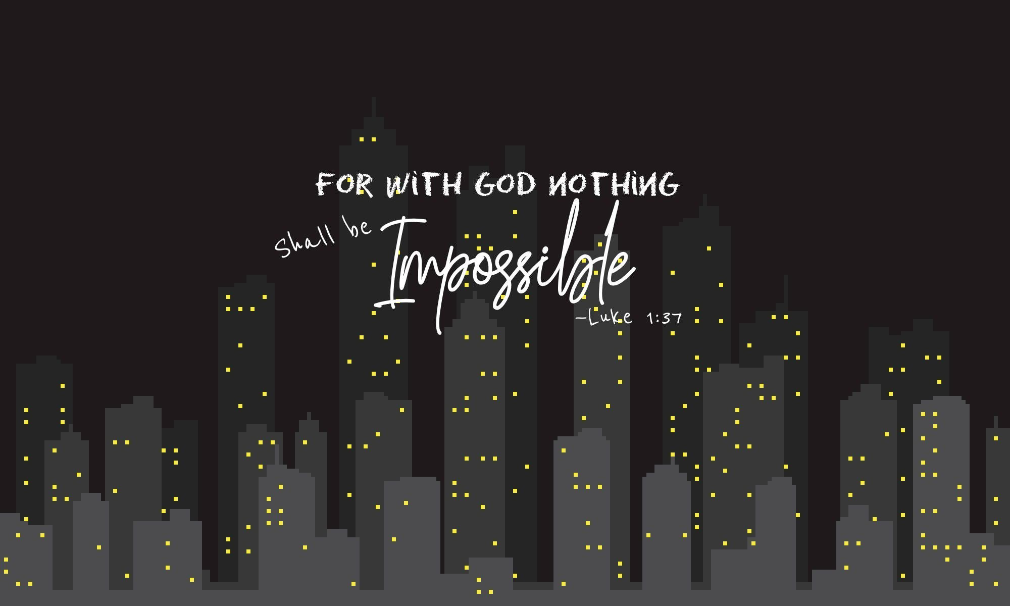 Vector Art, dark city skyline, night, Full HD Desktop Wallpaper