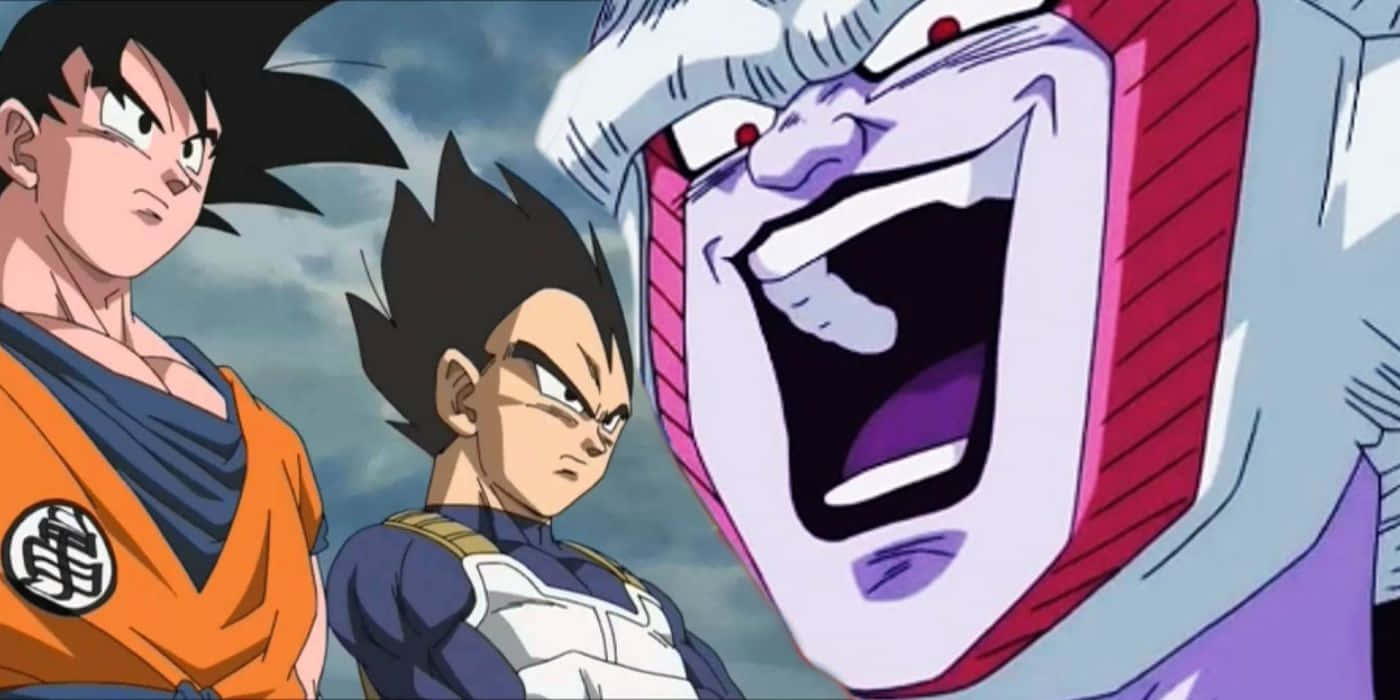 Vegeta, Frieza, purple skin, HD Desktop Wallpaper