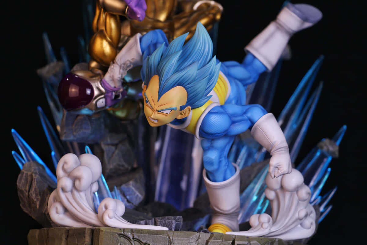Vegeta, Frieza, blue-haired anime figure, SD Desktop Wallpaper