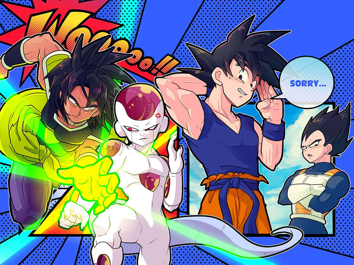 Vegeta, Frieza, anime warriors, SD Desktop Wallpaper