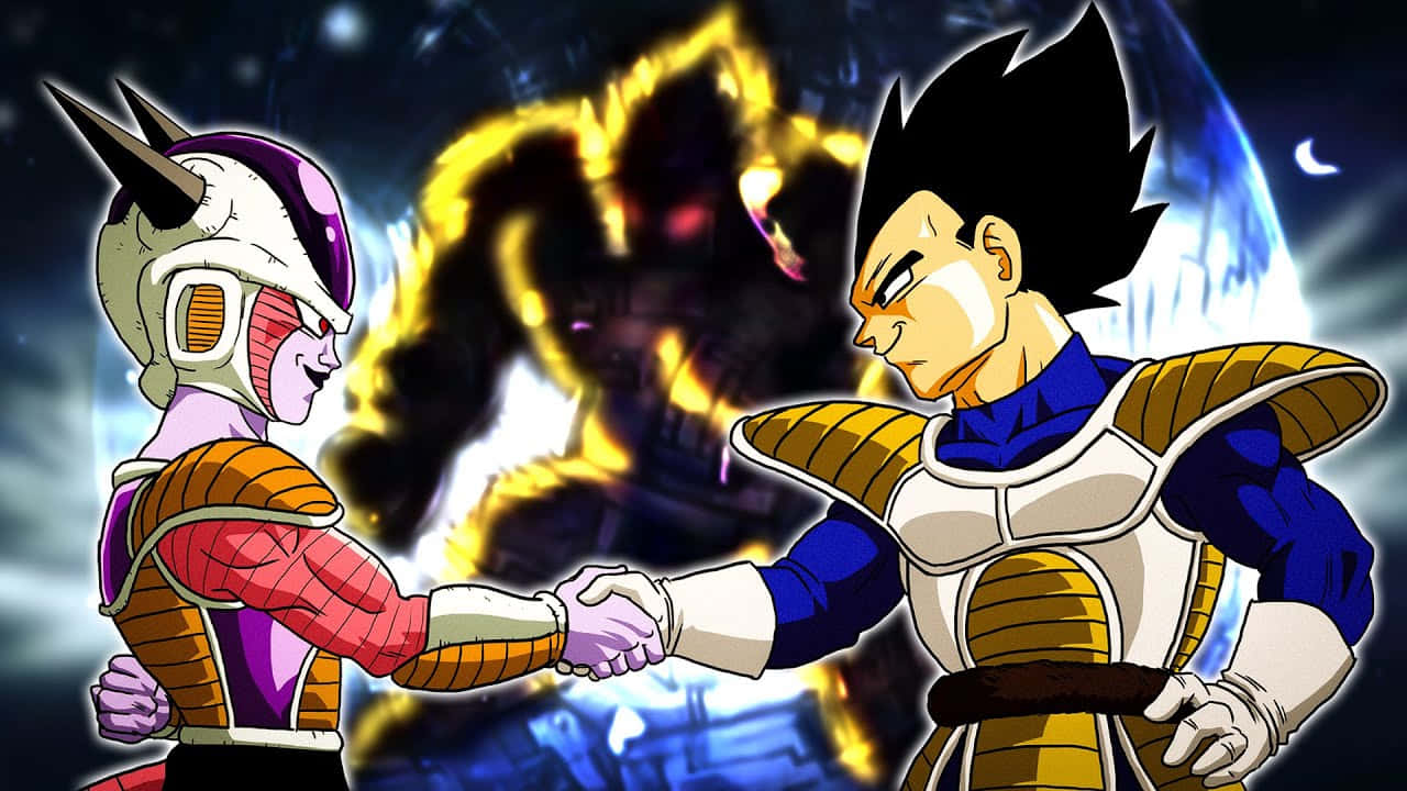 Vegeta, Frieza, cosmic arena, HD Desktop Wallpaper