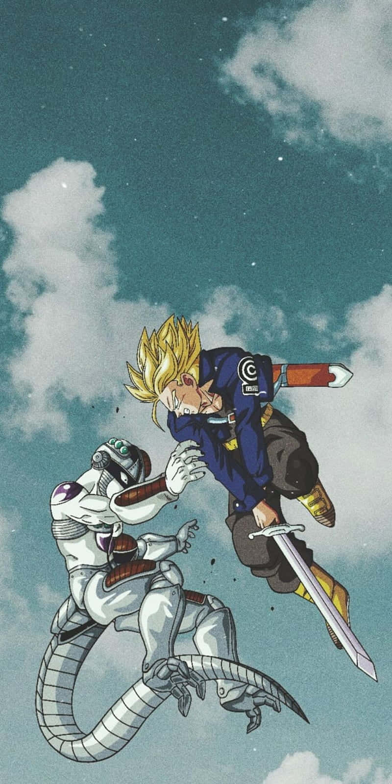 Vegeta, Trunks, starry sky, HD Phone Wallpaper