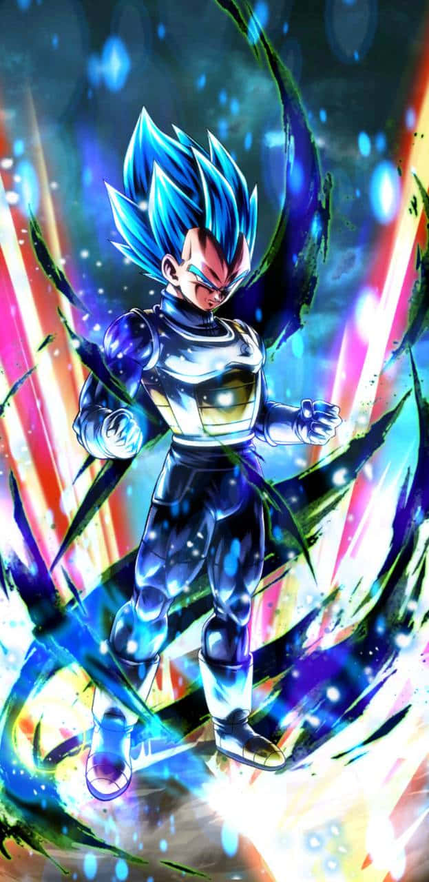 Vegeta, blue-haired Saiyan warrior, battle armor, HD Phone Wallpaper