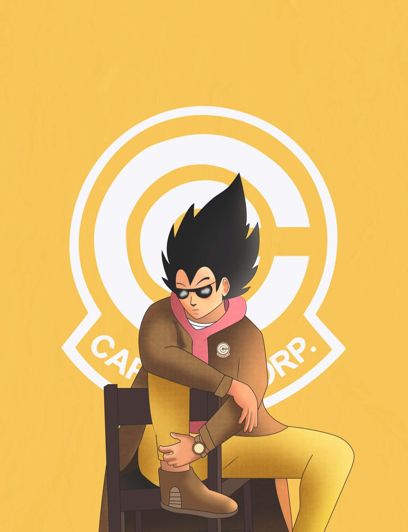 Vegeta, spiky black hair, sunglasses, HD Phone Wallpaper