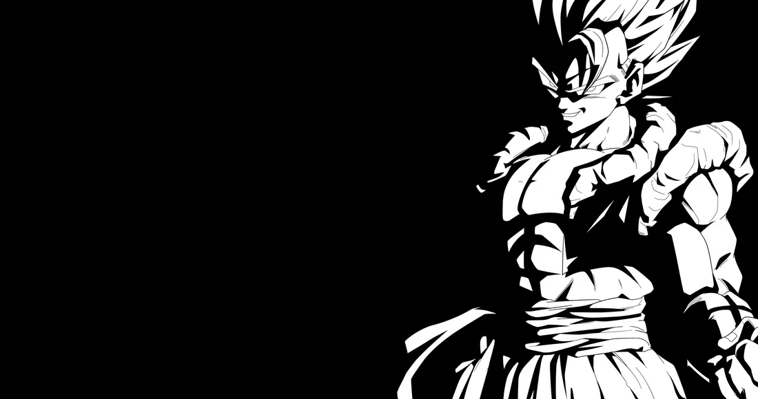 Vegeta Black And White