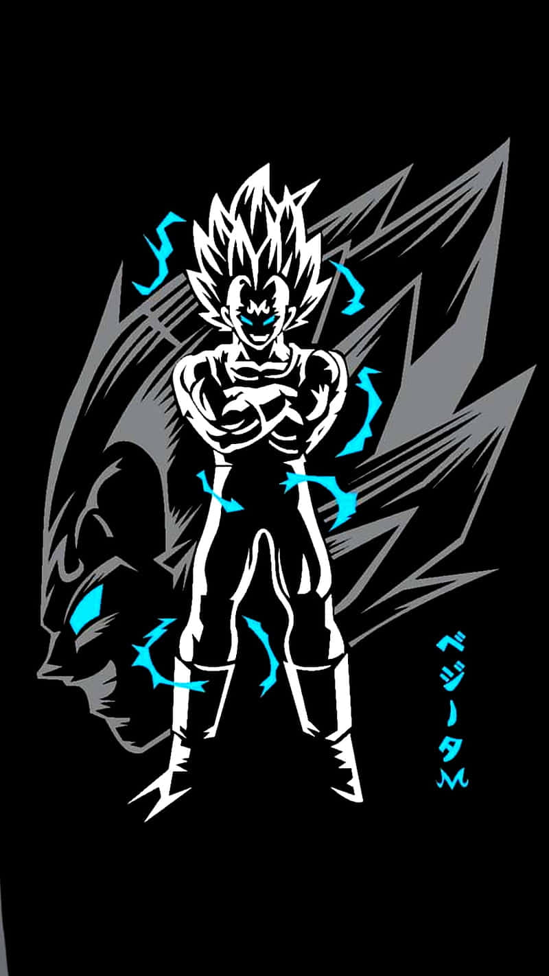 Vegeta, white anime warrior, spiky hair, HD Phone Wallpaper