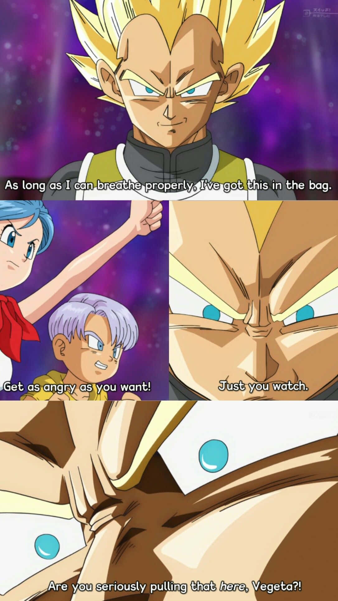 Vegeta, spiky blonde hair, intense eyes, Full HD Phone Wallpaper