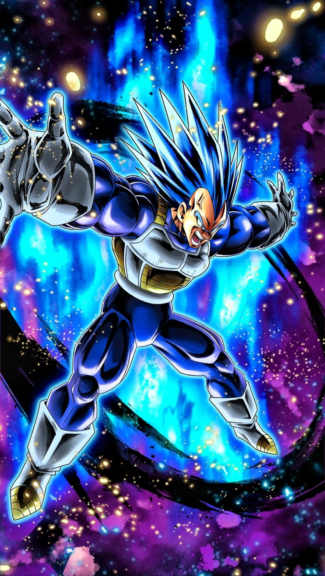 Vegeta, Final Flash, blue-haired Saiyan warrior, HD Phone Wallpaper